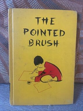 The Pointed Brush Yellow Hardcover Book by Patricia Miles Martin